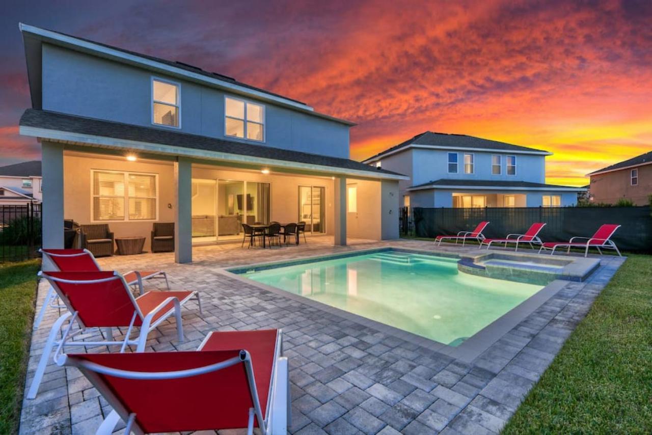 Spacious 8 Bdr Family Home With Arcades And Free Pool Heat Orlando Extérieur photo